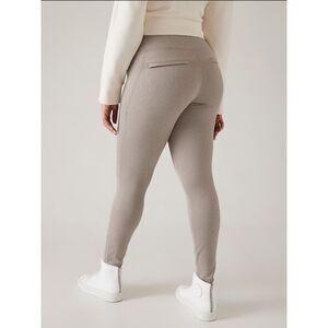 Athleta Womens S Delancey Skyline High Rise Herringbone Legging Athleisure EUC